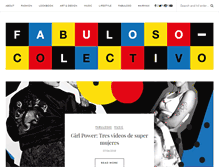 Tablet Screenshot of fabulosocolectivo.com